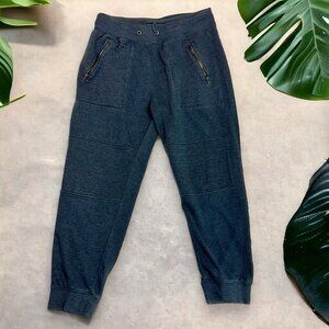 Amnesia Black Jogger Sweatpants with Zip Pockets Men's Size L - Casual Bottoms